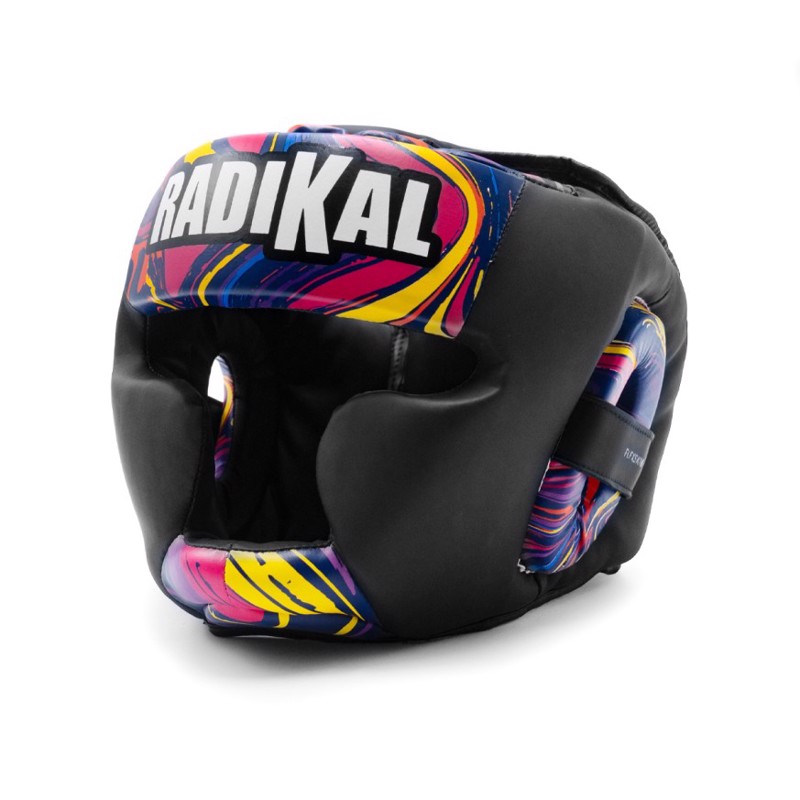 FUJIMAE Radikal 3.0 Head Guard - purple/yellow